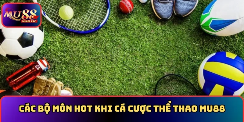Các bộ môn hot khi cá cược Thể thao MU88