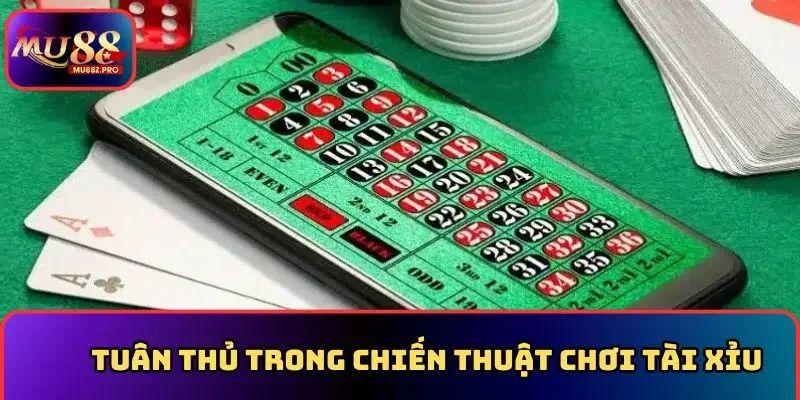 Tuân thủ quy định trong chiến thuật chơi tài xỉu