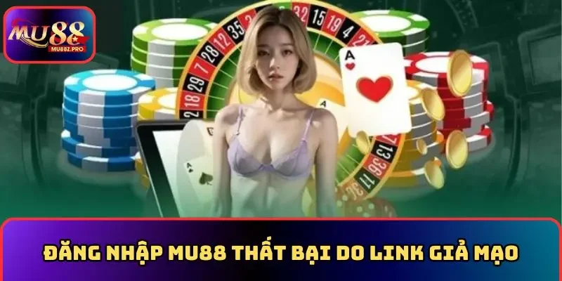 Đăng nhập MU88 thất bại do link giả mạo